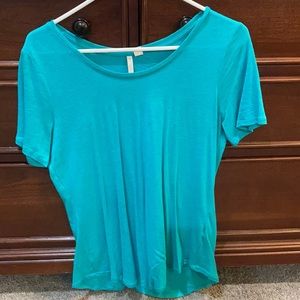 solid blue cute top!!
